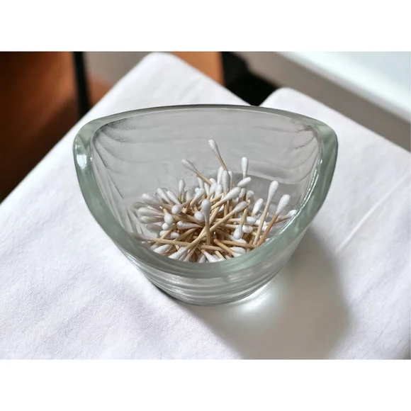 Midcentury Modern Bowl Collectible MCM Bowl Danish Modern Bowl Glass MCM Home D - Picture 1 of 10